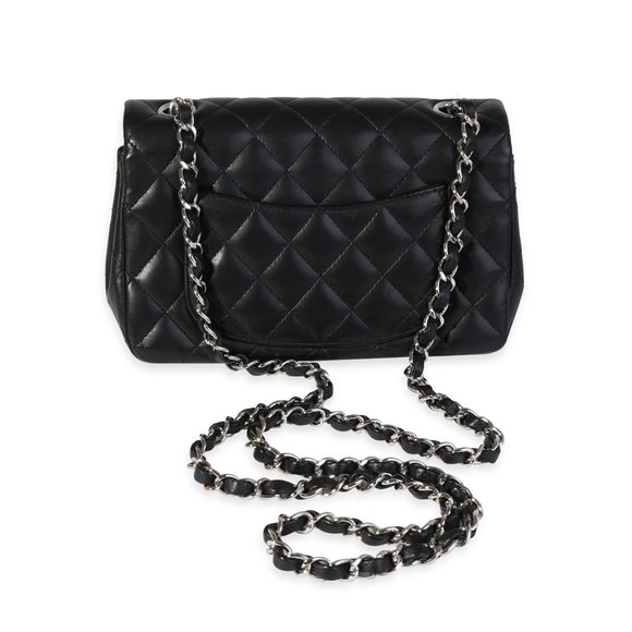 Chanel Black Quilted Lambskin Classic Mini Rectangular Flap Bag - Picture 3 of 8